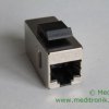 Adapter keystone przejściówka kątowa RJ45-RJ45 kat.6 FTP