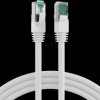MK6001.0,15W RJ45 Patch Cord Cat.6a S/FTP LSZH white 0,15m