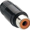 RCA jack, Cinchkupplung, 2 A, löten