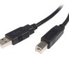StarTech.com Kabel USB z gniazdem IC Męski Złącze A USB typu A Złącze B USB B Męski dł. 2 m USB 2.0 kolor: Czarny