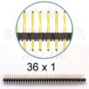 Pin header strip 36 x 1 (22-0545) - True-Connect