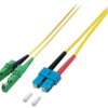 Duplex-jumper, E2000 to SC, 2 m, OS2, singlemode 9/125 µm, O0939.2