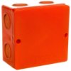 Puszka Elektroinstalacyjna Natynkowa Ip 66 101X101x62mm Pomarańczowa Ksk 100 Po