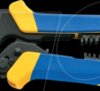 K507WF Pressing tool with interchangeable crimping inserts for bootlace