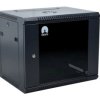 Szafa wisząca RACK 19 cali 9U 600mm czarna NEKU TS BOX