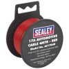 Sealey AC1704R Automotive Cable 17A 4mtr Red