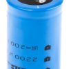 Kondensator 2200μF 200V dc Zatrzaskowy Vishay roztaw: 10mm 35 (Dia.) x 50mm
