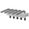 Pin header, 5 pole, pitch 3.96 mm, straight, natural, 640385-5