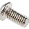 Śruba imbusowa M6 długość 12mm Gniazdo sześciokątne wypukłe Stal nierdzewna RS PRO