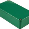 Aluminum die cast enclosure, (L x W x H) 113 x 60 x 31 mm, green, IP54, 1590BGR