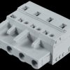231-204/026-000 Female multipoint connector, 4-pin, RM 7.5 mm