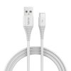Kabel USB - USB typ C 1m biały VA0056 Vayox
