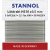 Stannol 508594 HS10 Solder Lead-Free Sn99.3Cu0.7 ROM1 10g 0.5mm