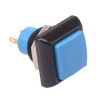 IPC3SAD1 APEM Blue Square Momentary NO 12mm Push Button Switch SPST IP67