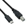 ROLINE Kabel USB2.0 typu C, C - B, M/M, czarny, 1,8 m