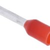 Końcówka tulejkowa izolowana 1mm² długość 8mm Czerwony średnica 1.4mm Izolowane RS PRO