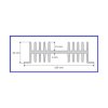 Radiator A4129 L-7cm