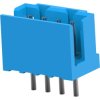 Pin header, 4 pole, pitch 2 mm, straight, blue, 2-292132-4