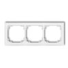 Deco Ramka Uniwersalna Potrójna Z Tworzywa Deco Soft Biały Drso-3