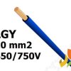 Przewód LGY 10 mm2 c.niebieski (450/750V) jednożyłowy linka H07V-K (krążki 100m) 5907702814162 ELEKTROKABEL
