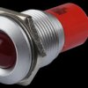 Q16P3GXXR220E Indicator LED, 220 V AC, 16 mm, wired, red/SG