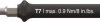 Trzon wymienny TORX do easyTorque seria 28595 T7x110mm / max. 0,9Nm 46903