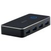 LINDY 43387 USB switch 4+2 ports USB 3.2 Gen 1 black for ports hubs adaptors