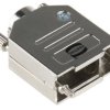 Osłona tylna D-Sub 9 -pinowe Metal Proste HARTING E