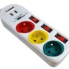 Przedłużacz listwa 3 gniazda 2xUSB 2,4 mA