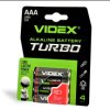 Bateria alkaliczna Turbo VIDEX LR03T/AAA 4 szt. blister