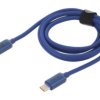Kabel USB 2.0 USB C wtyk z obu stron 1,2m niebieski 100W CAJY000603