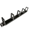 Gt Networks Organizator Kablowy 19” 1U Z 5 Uchwytami Z Tworzywa Czarny