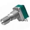 Potencjometr obrotowy 50k ohm liniowy, oś 6x15mm, raster 2,54mm; B50k 9x11