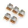 Potencjometr obrotowy 1MOhm liniowy 1/5W B1M - 5szt.