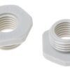 Adapter do dławnic kablowych, M16 → M12, materiał: Nylon 66, kolor: Szary, RS PRO