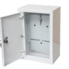 Rozdzielnica natynkowa licznikowa 1x1F zamek pełne drzwi RAL 9003 A-RZ18E/PD