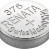 Ogniwo guzikowe 376 Renata 1.55 V 1 szt. 27 mAh tlenkowo-srebrowe