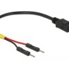Delock Kabel USB Złącze męskie USB Micro-B, Złącze męskie 2 pin. 0.10 m czarny 85406