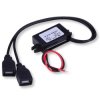 Moduł przetwornica ładowarka 12-24V na 5V 3A 15W 2xUSB IP67 hermetyczna