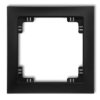 DECO Ramka uniwersalna z tworzywa DECO Soft czarny mat 12DRSO-1 KARLIK