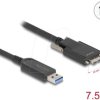 83212 Optical USB 3.1 cable, A plug to Micro-B plug, 7.5 m