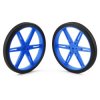 Pololu Wheel 80x10mm Pair - Blue