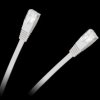 Patchcord płaski UTP 8c wtyk-wtyk 5.0m CCA biały cat.6e