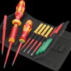 05006609001 Schraubendrehersatz, Wechselklingen, Kraftform Kompakt VDE, 16-t
