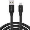 Kabel Usb - Microusb 120W 3A 1M Fast Line Czarny Va0107 Vayox