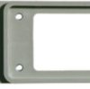 Adapter plate for heavy duty connectors, 1665010000