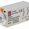 Przekaźnik czasowy zwłoczny jednofunkcyjny 0.2 → 5s DPDT 2-stykowy DPDT 230V ac