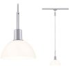 Paulmann 96972 Sarrasani Pendant Light URail E14 Chrome/Opal