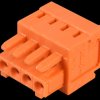 734-204 CAGE-CLAMP female multi-point connector, mini, RM 3.81, 4-pin