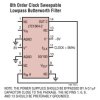 Low Noise, High Frequency, 8th Order Butterworth Lowpass Filter